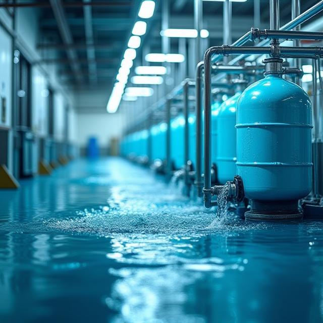 Water recycling tanks at Aussie Auto Shine